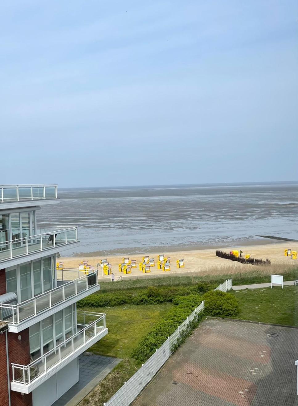 Traumhafte Ferienwohnung - Direkter Meerblick - 50M Zum Strand In Cuxhaven Duhnen In 1A Lage Im Haus Seehuette Exterior photo