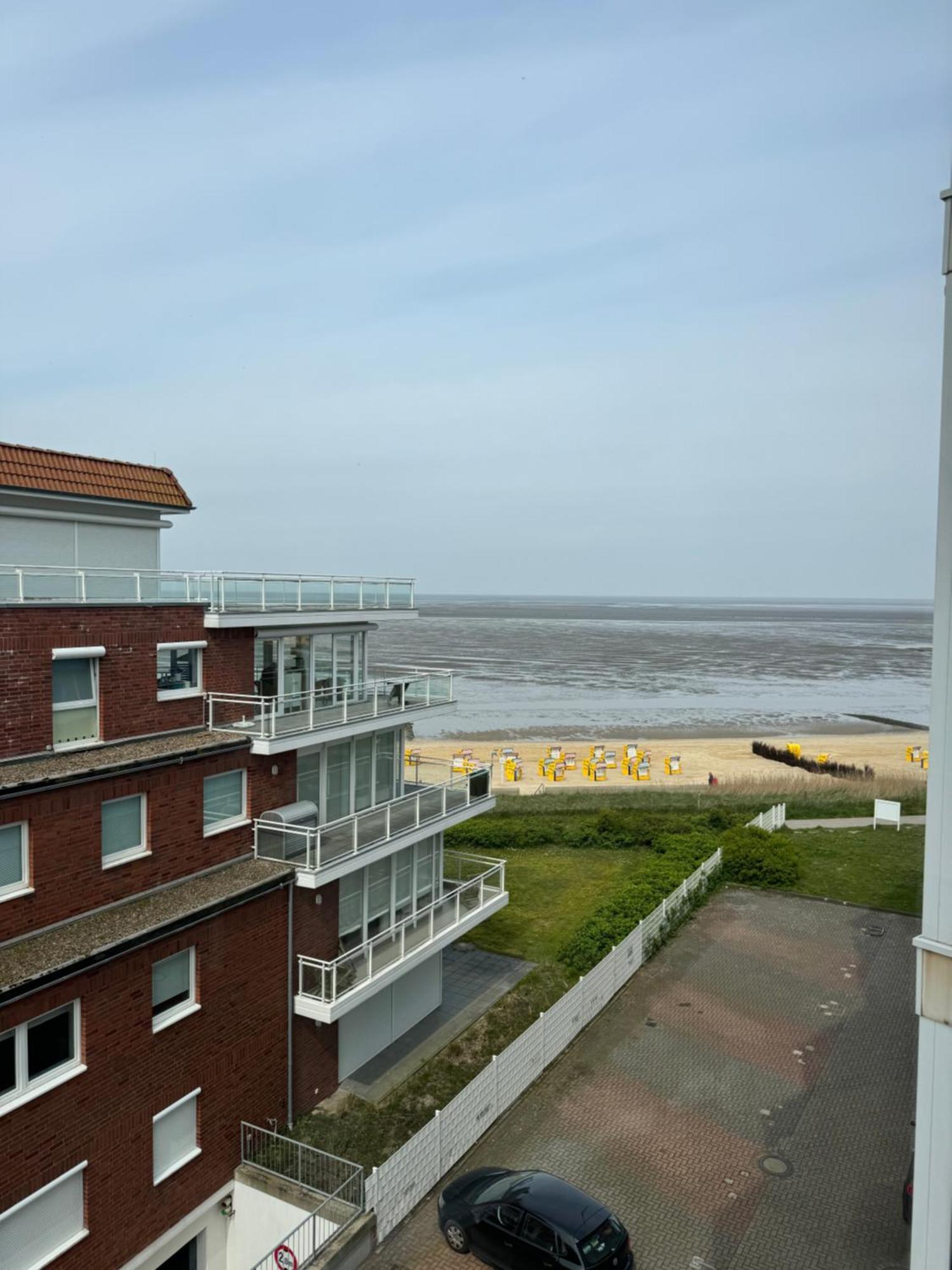 Traumhafte Ferienwohnung - Direkter Meerblick - 50M Zum Strand In Cuxhaven Duhnen In 1A Lage Im Haus Seehuette Exterior photo